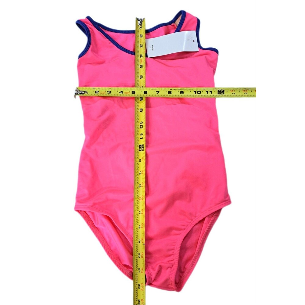 Aja VTG 90s Twisted Triangle Open Back Keyhole Leotard Built-in Bra Neon Pink AS - Picture 14 of 14
